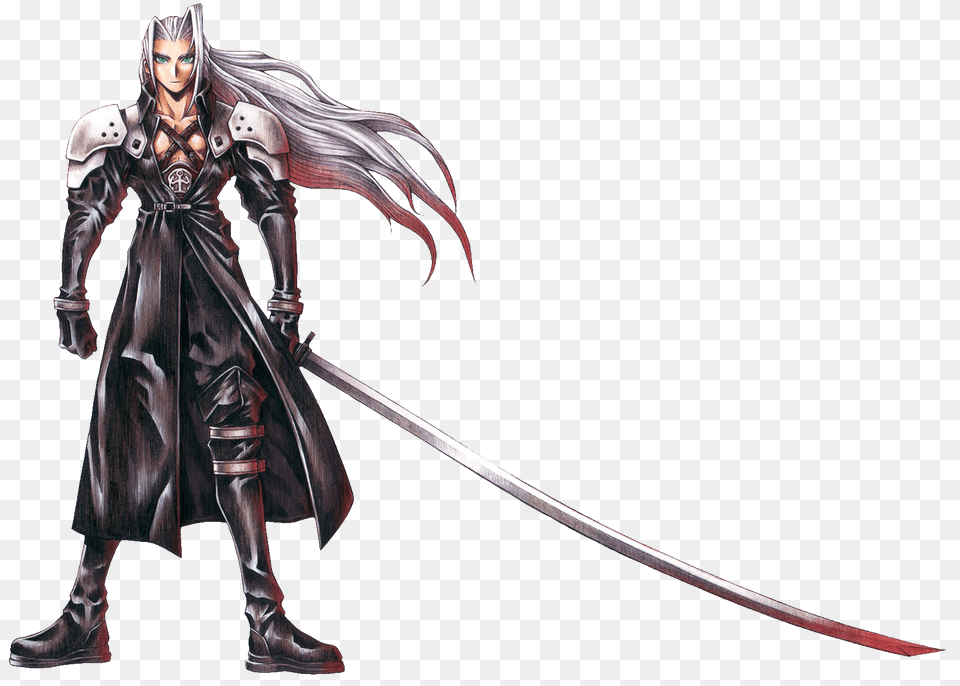 Cloud Strife And Final Fantasy 7 Final Fantasy 7 Sephiroth, Adult, Female, Person, Woman Free Png Download