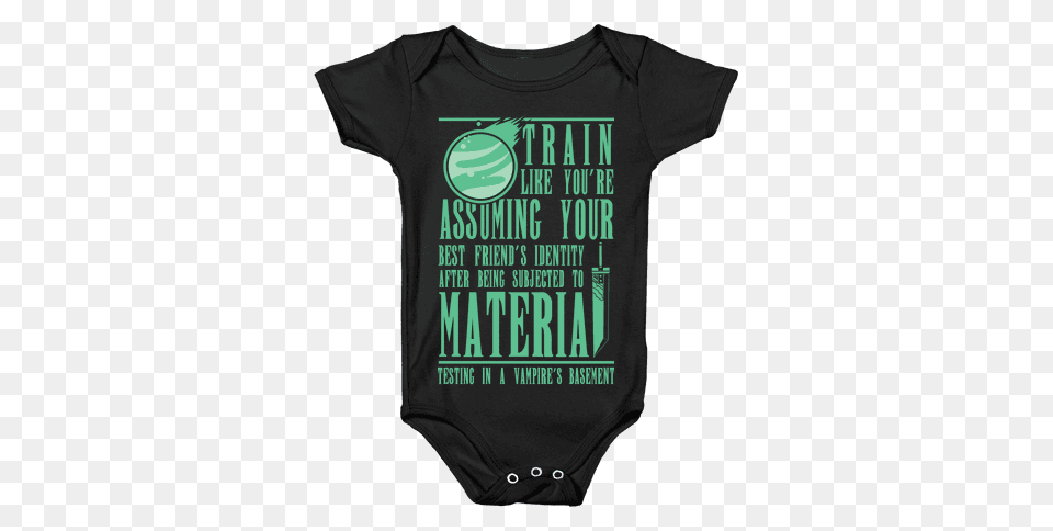 Cloud Strife Baby Onesies Lookhuman, Clothing, T-shirt Free Png Download