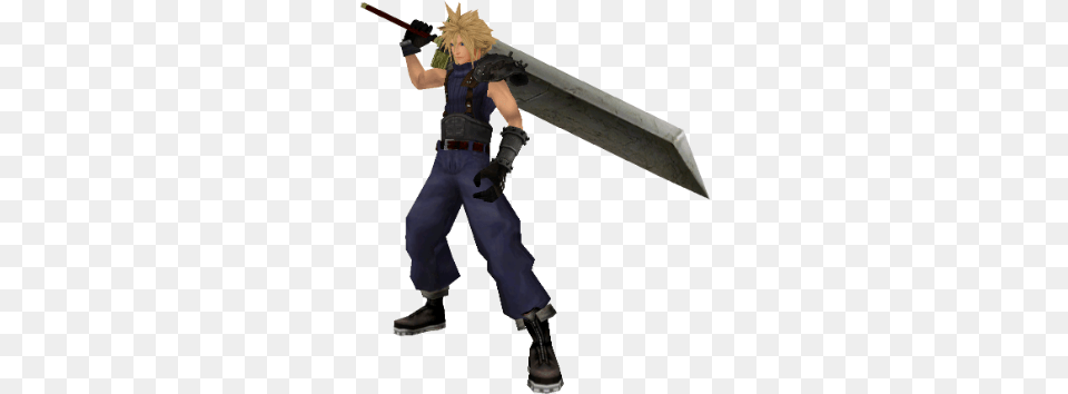 Cloud Strife Cloud Ff7 Remake Render, Person, Figurine Free Png