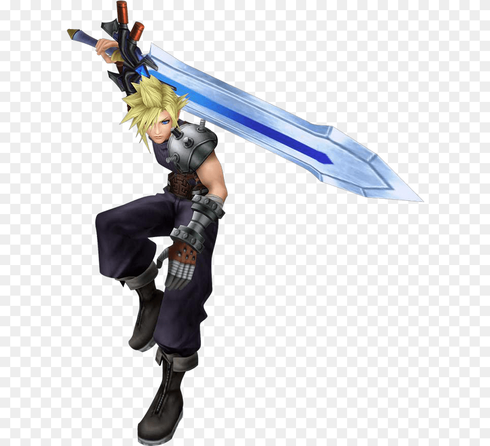 Cloud Strife Cloud Final Fantasy Evolution, Weapon, Sword, Boy, Child Png