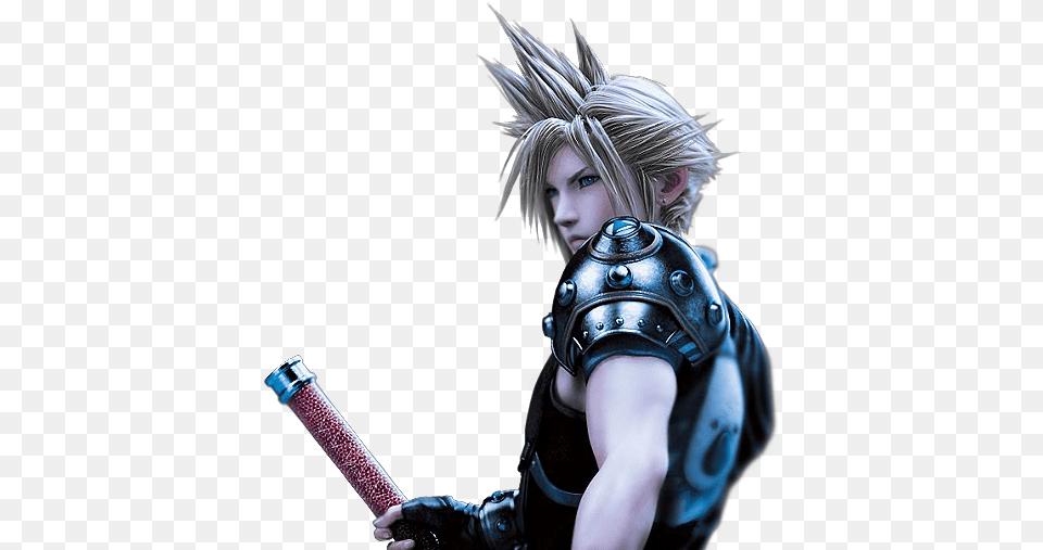 Cloud Strife Cloud Strife Dissidia 012, Clothing, Costume, Person, Sword Free Png Download