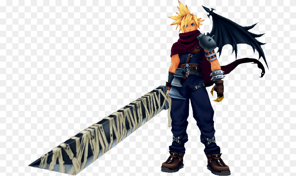 Cloud Strife Cloud Strife Kingdom Hearts, Boy, Child, Male, Person Free Transparent Png