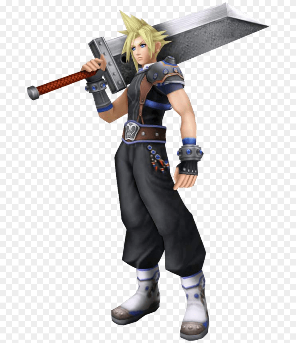 Cloud Strife Dissidia 012 Cloud Strife Dissidia 012, Clothing, Costume, Person, Book Png Image