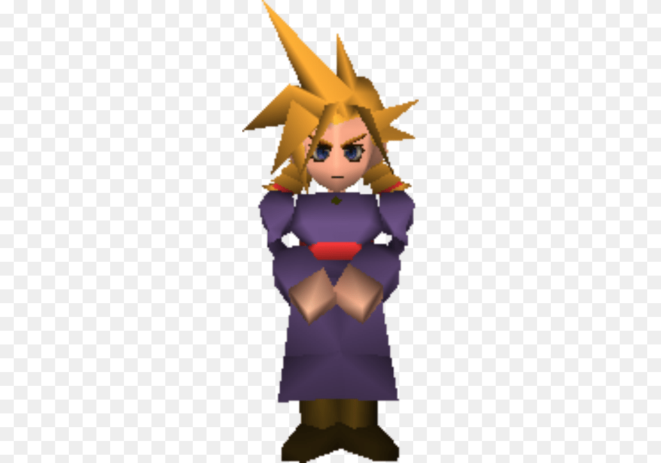 Cloud Strife Dress Ffvii Ff7 Cloud In Full Dress, Baby, Person, Face, Head Free Png Download