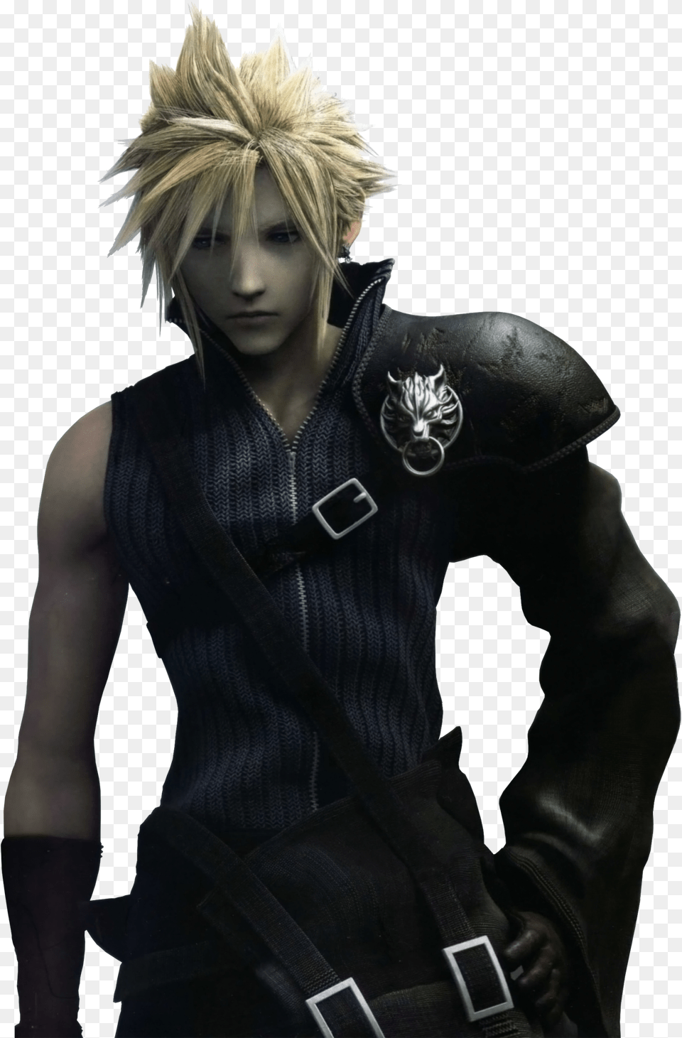 Cloud Strife Final Fantasy Advent Children Cloud, Clothing, Costume, Person, Adult Png Image