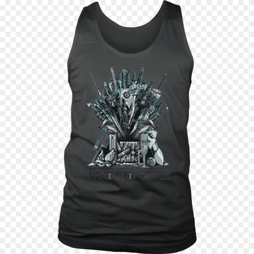 Cloud Strife Final Fantasy Kingdom Hearts Sora Thrones Of, Clothing, T-shirt, Tank Top, Shirt Free Png Download