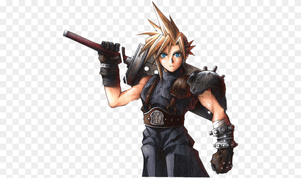 Cloud Strife Free Image Cloud Strife, Book, Clothing, Comics, Costume Png