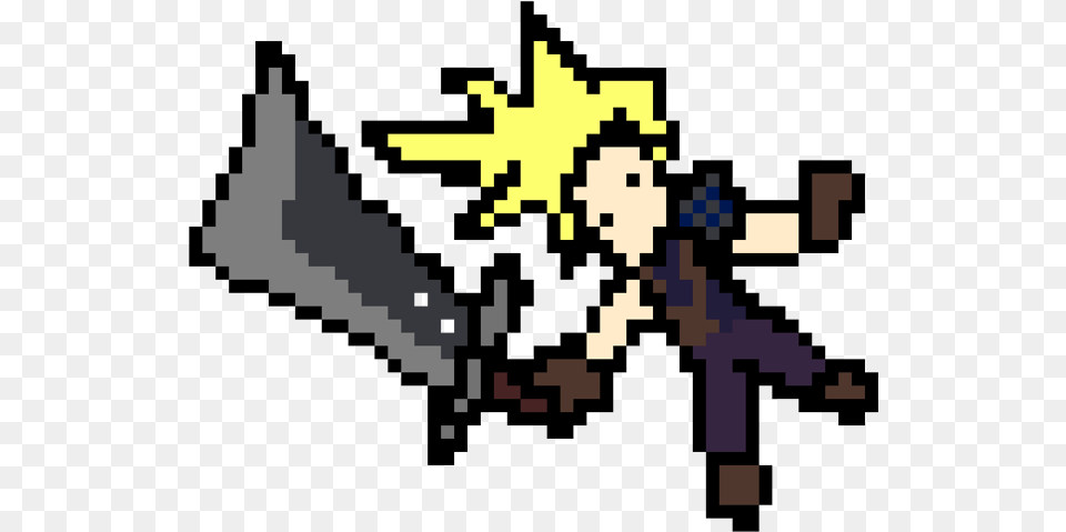 Cloud Strife From Final Fantasy Vii By Powgrr Language, People, Person Free Transparent Png
