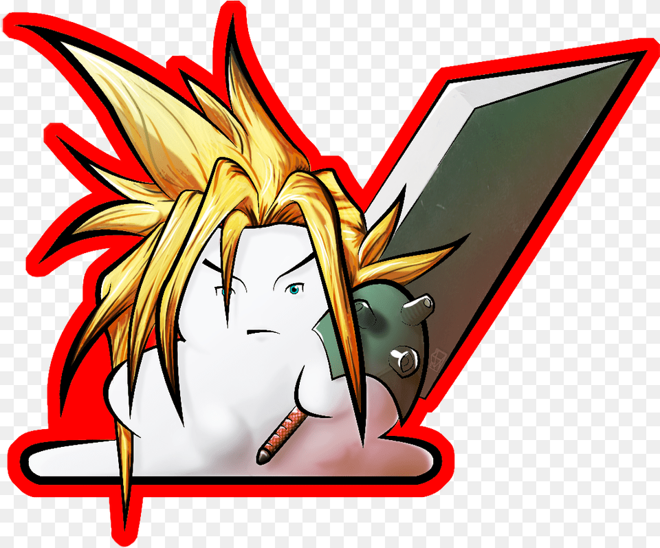 Cloud Strife Imgur Cartoon, Book, Comics, Publication, Adult Free Png