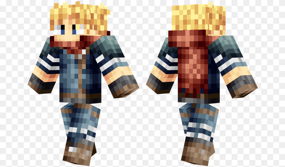 Cloud Strife Minecraft Skin, Person Free Png
