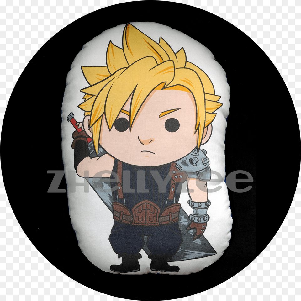 Cloud Strife Pillow Plush Zhellyzee Online Store Powered Thor, Book, Comics, Publication, Baby Free Transparent Png