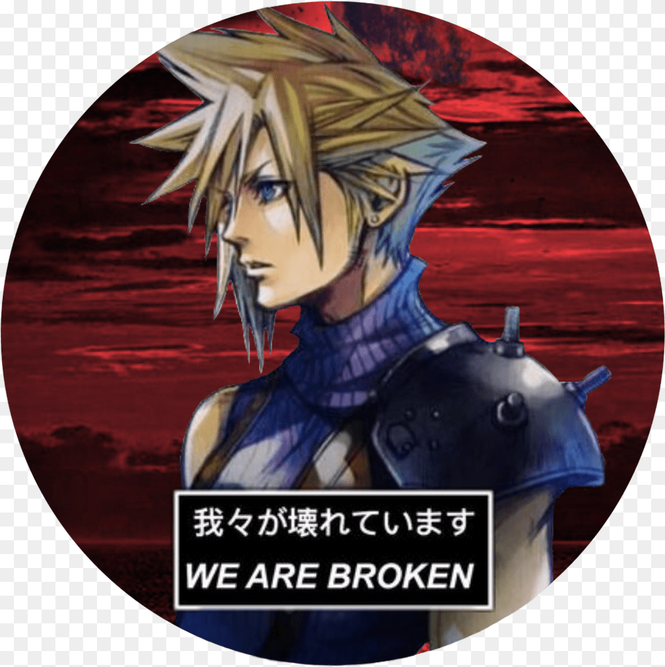 Cloud Strife Pixel Art, Book, Comics, Publication, Adult Free Png Download