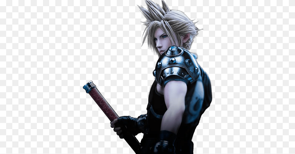 Cloud Strife Protagonista De Ff7 Cloud Strife Transparent Background, Clothing, Costume, Person, Adult Free Png