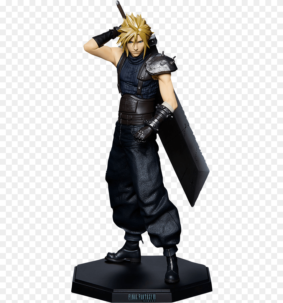 Cloud Strife Statuette Ff7 Remake Cloud Statue, Adult, Female, Person, Woman Png Image