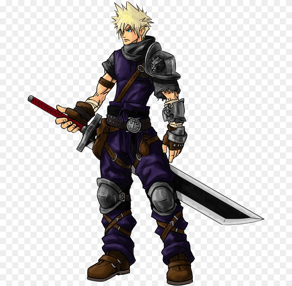 Cloud Strife Background Cloud Strife New Design, Baby, Person, Book, Comics Free Transparent Png