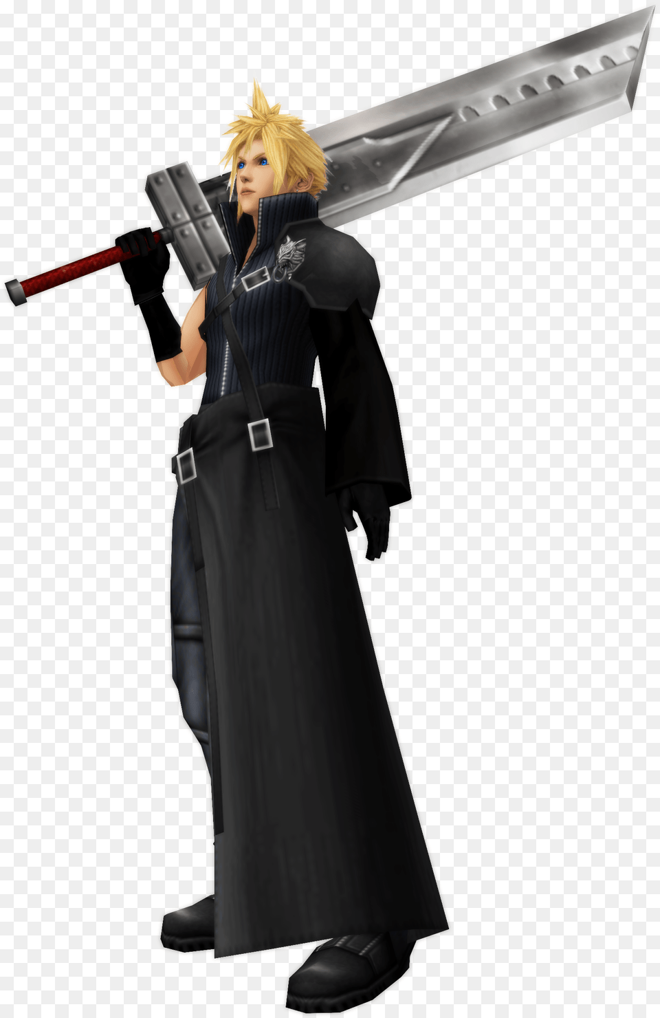 Cloud Strife Transparent Cloud Strife, Clothing, Costume, Weapon, Sword Png