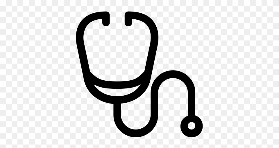 Cloud Suit Stethoscope Stethoscope Icon With And Vector, Gray Free Transparent Png
