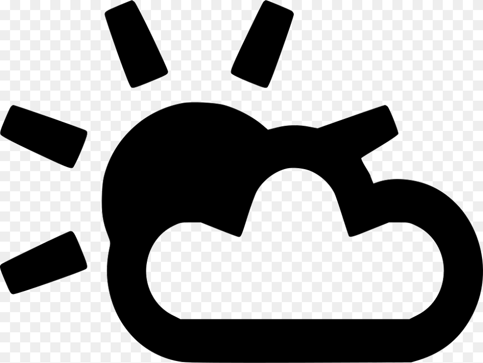 Cloud Sun Full Sun Symbol, Stencil, Logo, Device, Grass Free Transparent Png