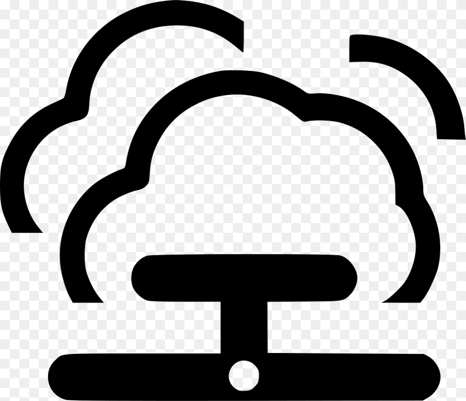 Cloud System Cloud System Icon, Stencil, Device, Grass, Lawn Free Png