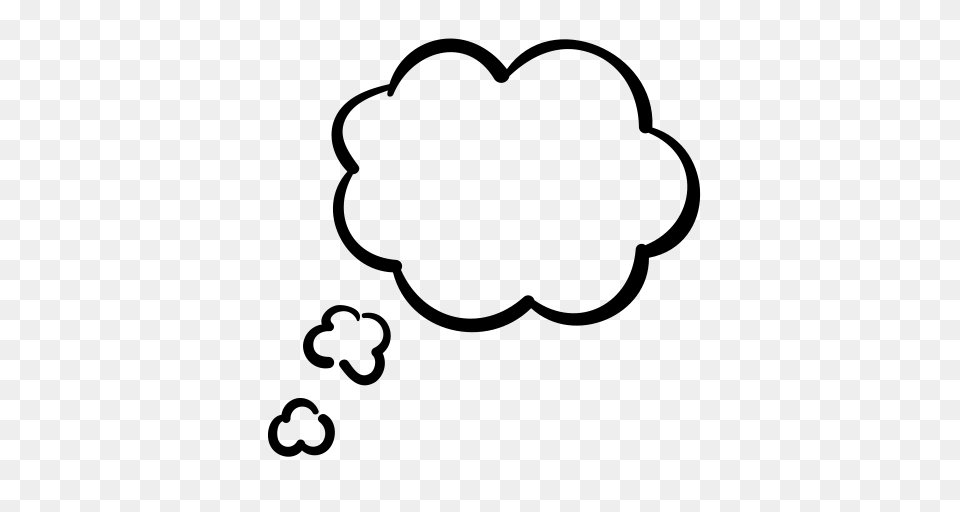 Cloud Talking To Man Clipart Clip Art Images, Gray Png