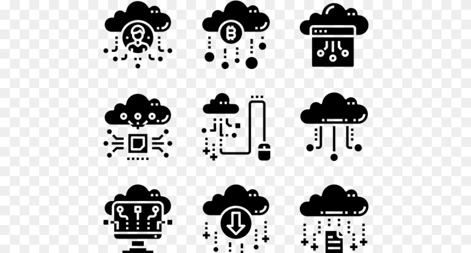 Cloud Technology, Gray Free Png Download