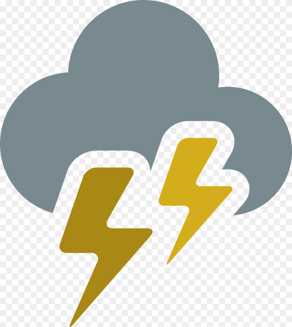 Cloud Thunder Electric Donner Clipart, Logo, Person, Symbol, Text Png