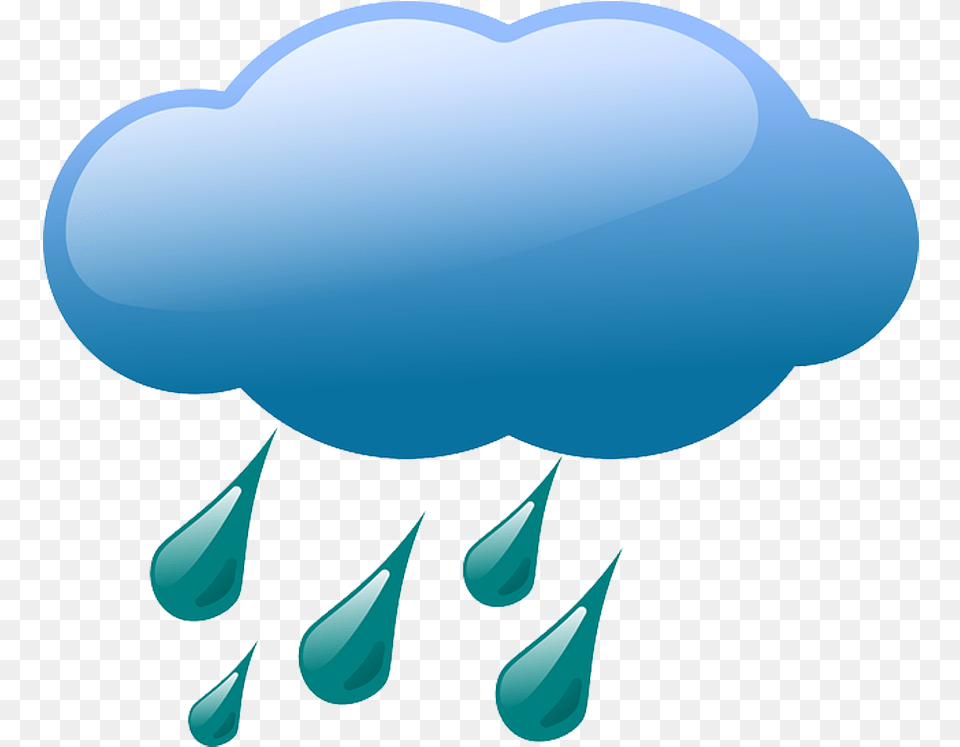 Cloud Weather Rain Rainfall Rainclouds Raincloud Weather Symbols Rain, Cutlery, Electronics, Hardware, Water Free Png Download