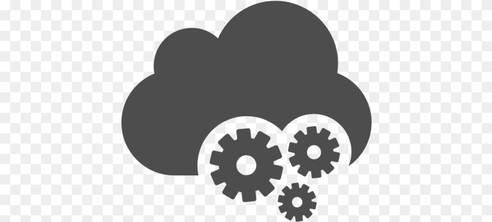 Cloud With Gears, Machine, Gear, Animal, Bear Free Transparent Png