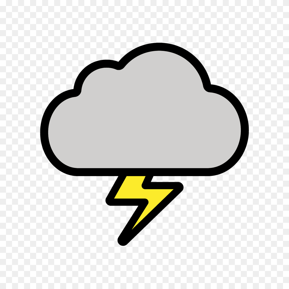 Cloud With Lightning Emoji Clipart, Logo, Smoke Pipe Free Transparent Png
