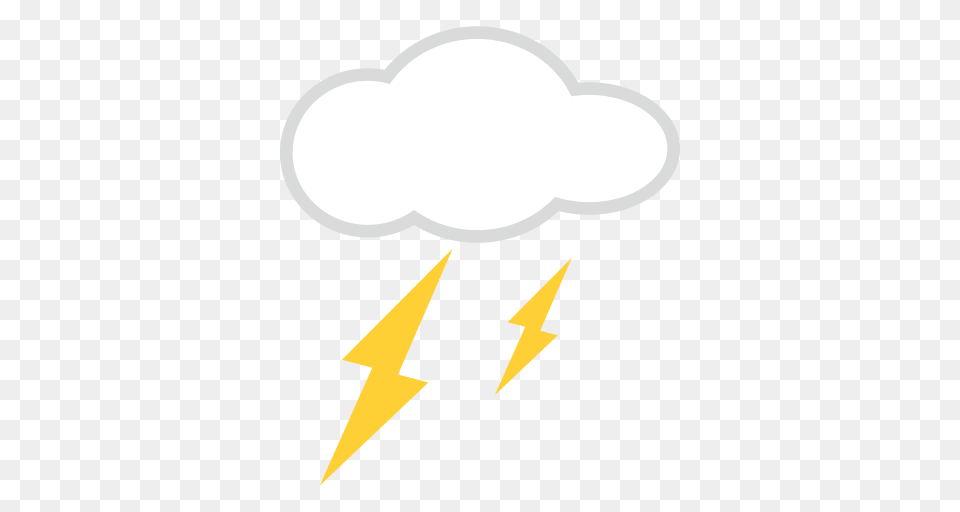 Cloud With Lightning Emoji For Facebook Email Sms Id, Nuclear, Astronomy, Moon, Nature Png Image