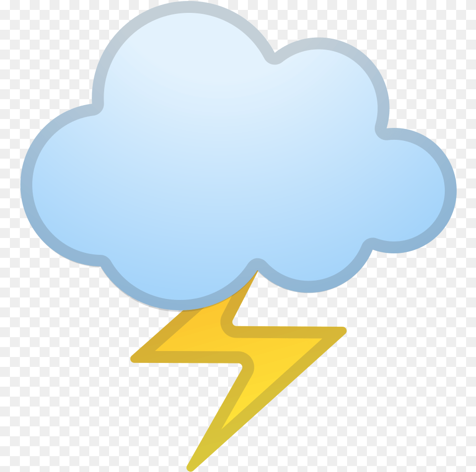 Cloud With Lightning Icon Clipart Full Size Clipart Lightning, Logo, Symbol, Nature, Outdoors Png Image