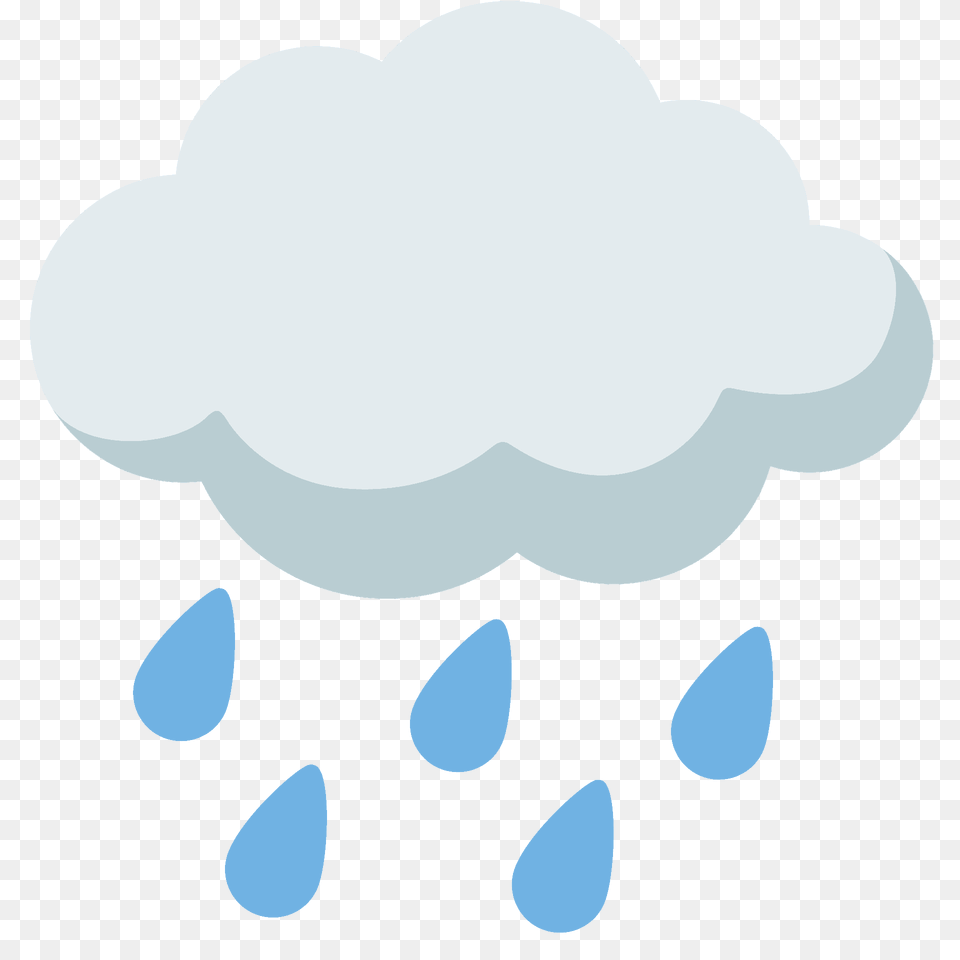 Cloud With Rain Emoji Clipart, Nature, Outdoors Free Transparent Png
