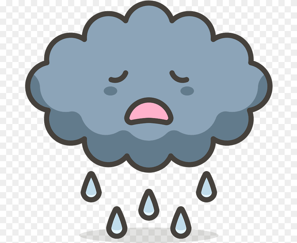 Cloud With Rain Emoji Clipart Cartoon Cloud Gif, Leisure Activities, Person, Sport, Swimming Png Image