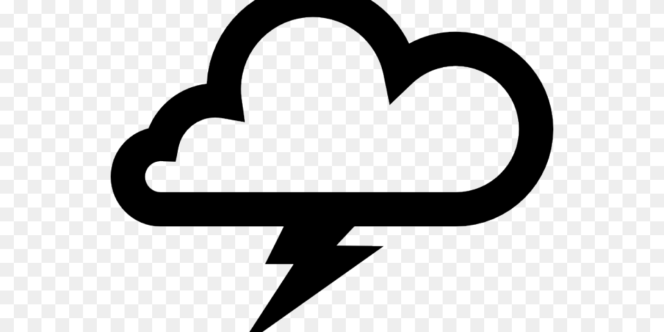 Cloud With Thunder Clipart, Clothing, Hat, Symbol Png