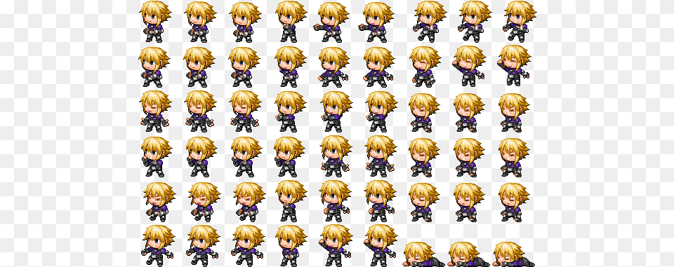 Cloud Zpsx8xxgpc Rpg Maker Mv, Accessories, Doll, Toy, Person Free Png
