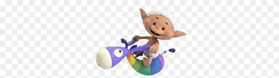 Cloudbabies Bobo White On Skydonk, Clothing, Hat, Toy, Rattle Free Png