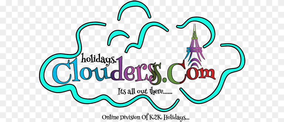 Clouderss Holidays Graphic Design, Light, Logo, Neon Free Png Download