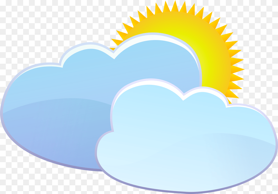 Clouds And Sun Weather Icon Clip Art Logo Dare Arqam School, Nature, Outdoors, Sky Free Png