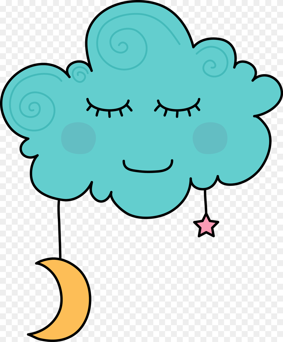 Clouds Cartoon Dream Clipart, Art, Baby, Person Free Png