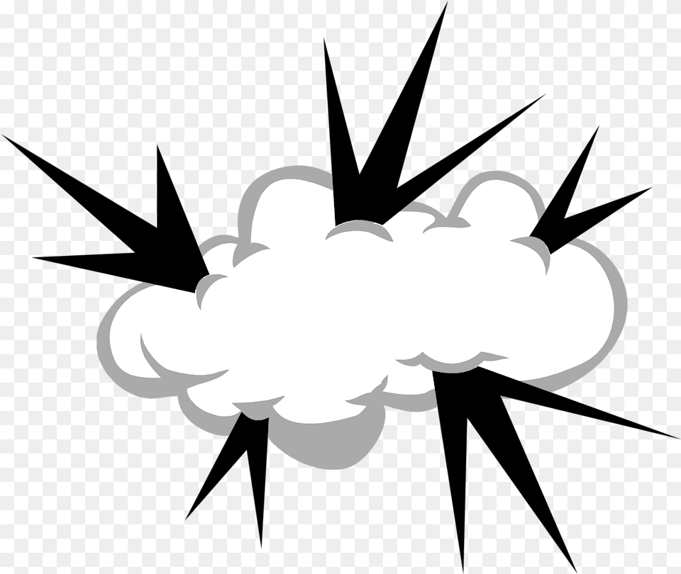 Clouds Clipart Explosion Cloud Full Size Explosion Clouds Clipart, Animal, Fish, Sea Life, Shark Free Png