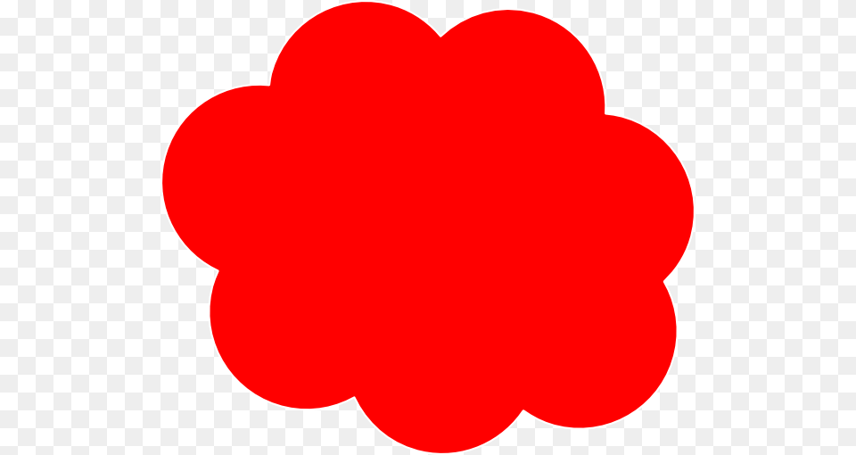 Clouds Clipart Red Red Cloud Clipart, Leaf, Plant, Logo, Food Free Png