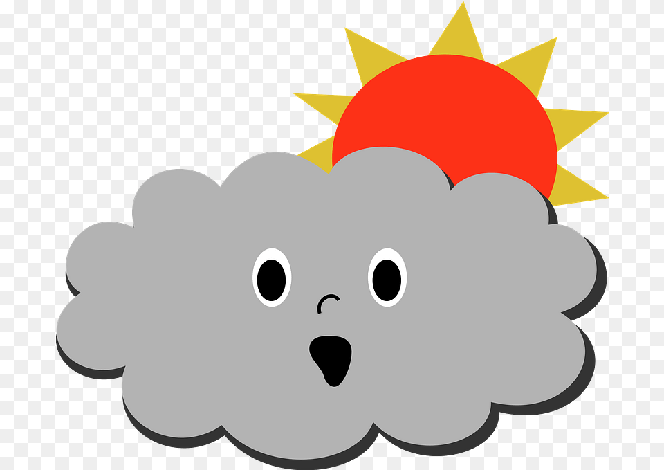 Clouds Cloudy Clipart Cloudy Clipart, Baby, Person, Face, Head Free Png Download