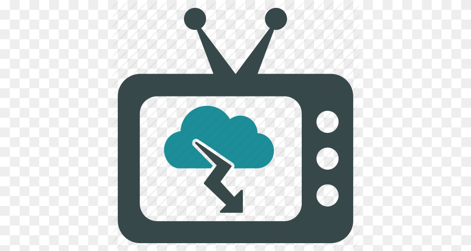 Clouds Forecast News Storm Television Tv Weather Icon, Computer Hardware, Electronics, Hardware, Monitor Png Image