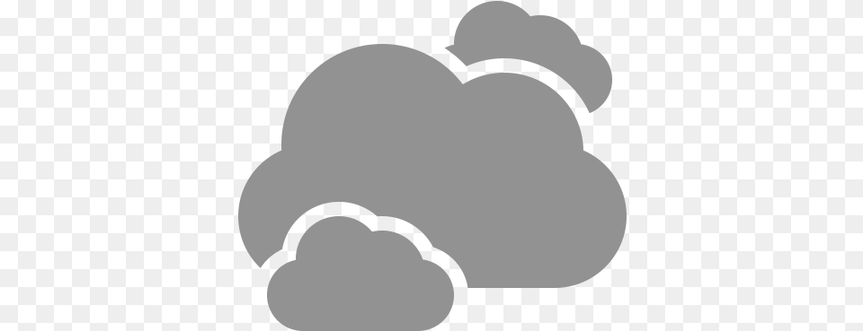 Clouds Icon Grey Clouds Cartoon, Animal, Kangaroo, Mammal, Silhouette Png Image
