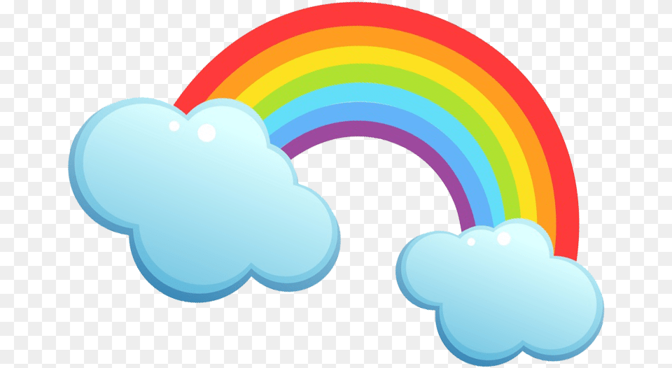 Clouds Rainbow Transparent Rainbow With Clouds Transparent Background, Nature, Outdoors, Sky, Night Png Image