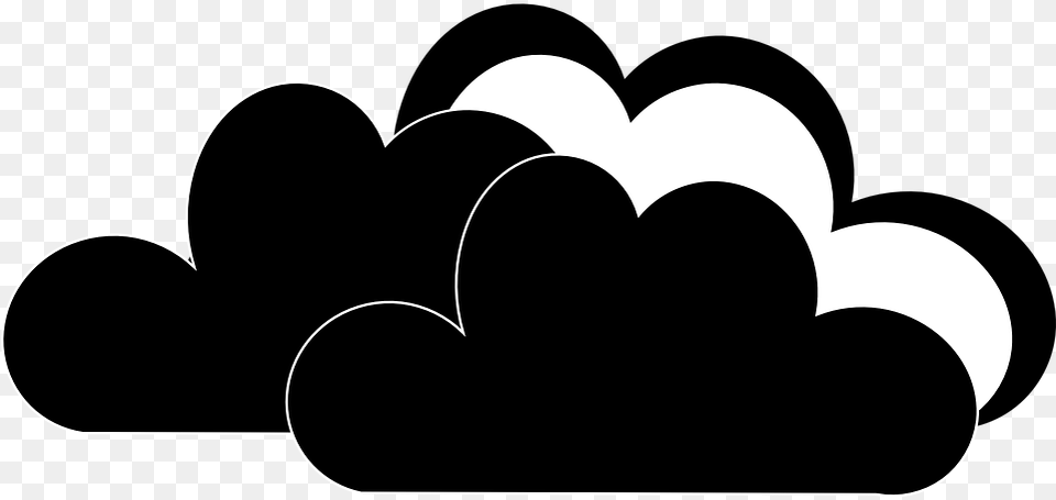 Clouds Sky Design Weather Nature Cloudscape Icon Nubes Blanco Y Negro, Symbol, Logo Free Transparent Png