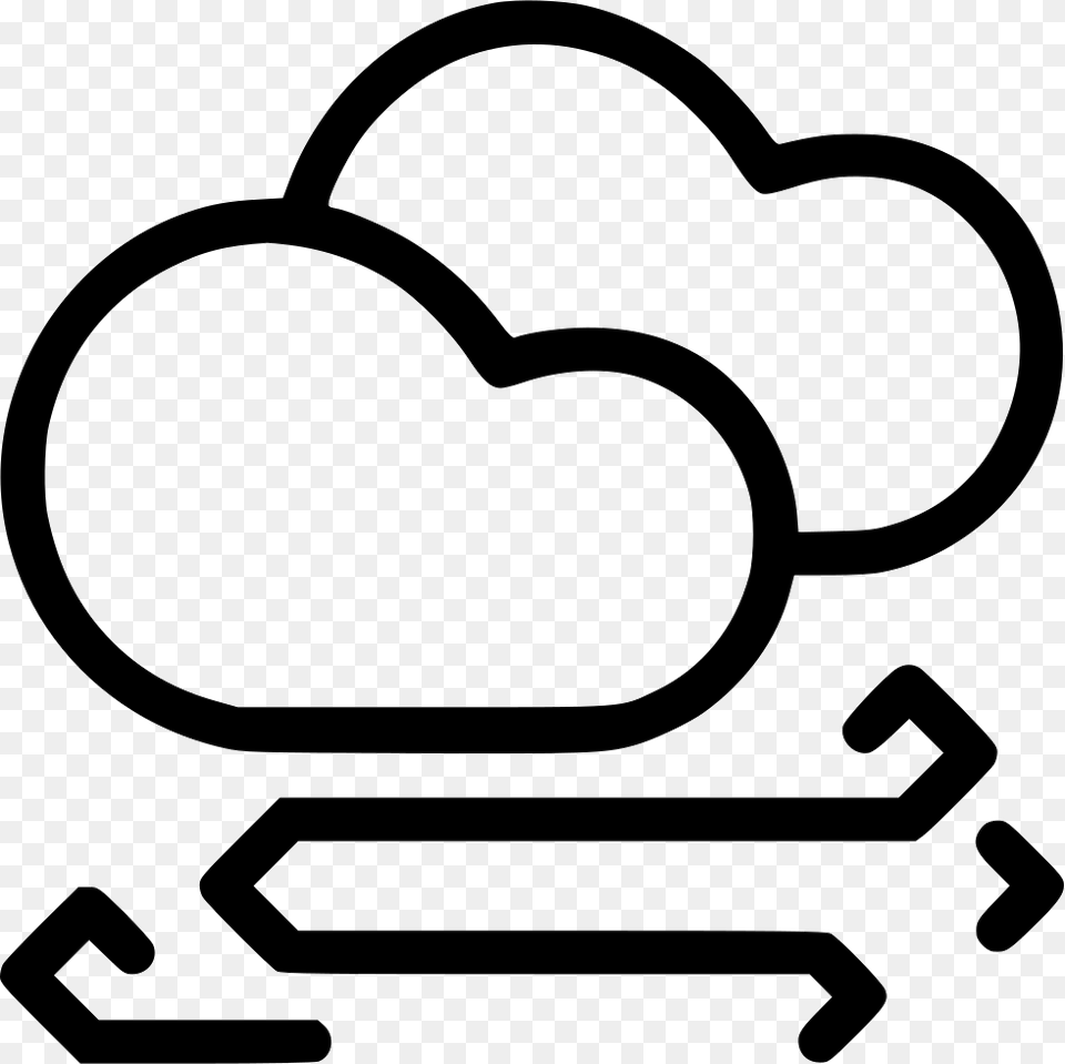 Clouds Storm Stormy Wind Windy Cloud Foggy Symbol, Stencil, Smoke Pipe, Device, Plant Png Image