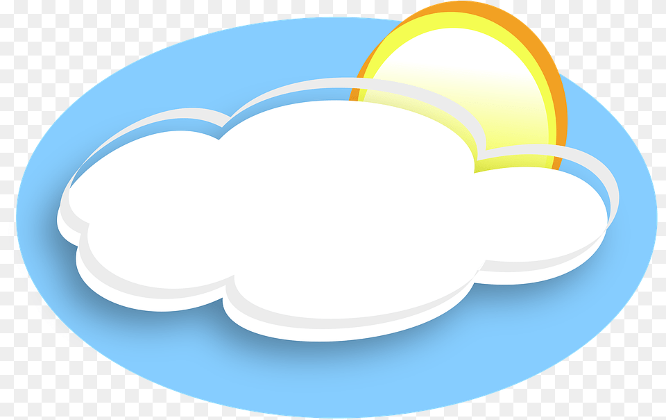 Clouds Sun Icon Image On Pixabay Dot, Food, Meal, Dish, Saucer Free Png