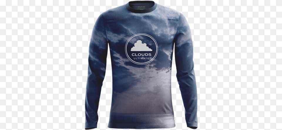 Clouds Ultimate Dark Full Ls Jersey, Clothing, Sleeve, Long Sleeve, Shirt Free Png