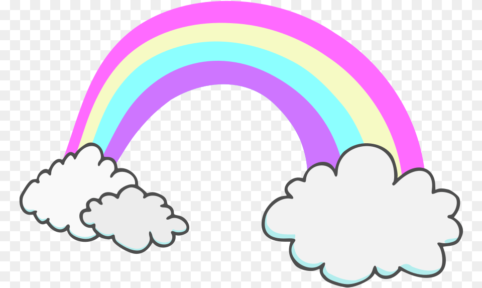 Clouds Vector Rainbow Clipart Clouds Vector, Purple, Nature, Outdoors, Sky Png Image